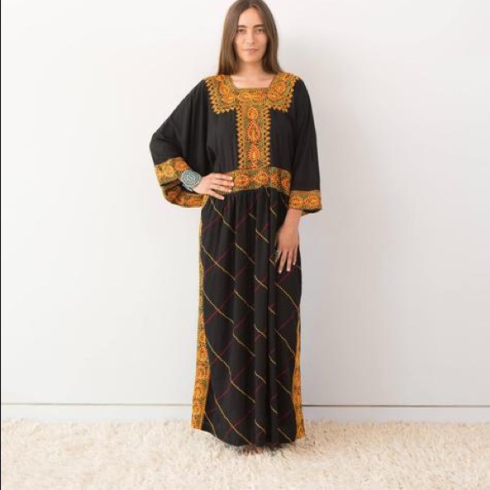 Vintage Boho Indian Maxi Dress